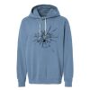 Unisex Garment-Dyed Lightweight Fleece Hooded Sweatshirt Thumbnail