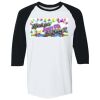 Adult Heavy Cotton™ 3/4-Raglan Sleeve T-Shirt Thumbnail